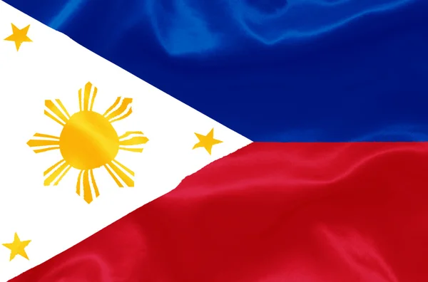 Bandera de filipinas bandera — Foto de Stock