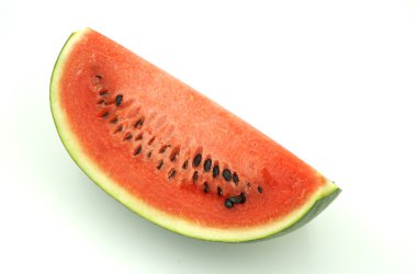 karpuz, yarısı beyaz arka plan üzerinde izole
