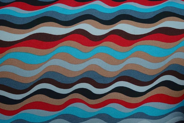 Fondo de tela de onda colorida — Foto de Stock