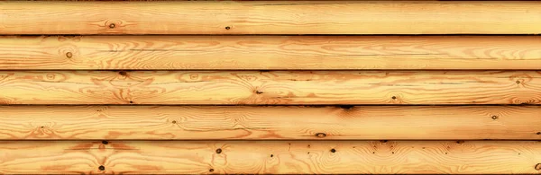 Norwegian Pine Wood Log Wide Background Texture — Stock Photo, Image