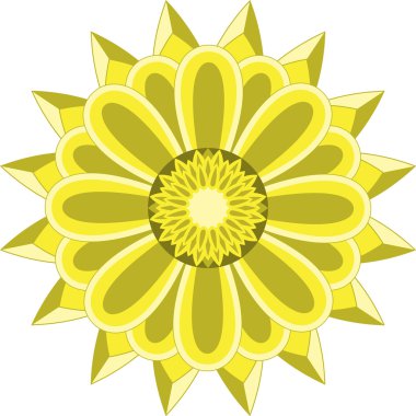 Güneş Flowe Mandala