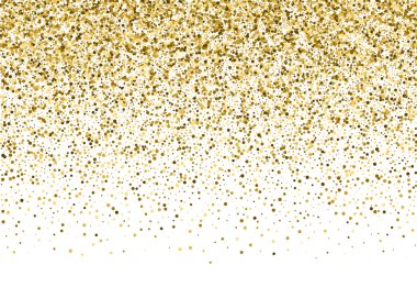 Altın glitter ile vektör arka plan.