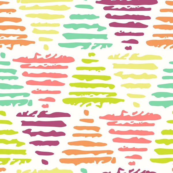 Vector seamless pattern with brush strokes. — Stock Vector