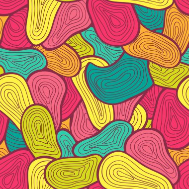 Dikişsiz soyut çizilmiş dalgalar doku