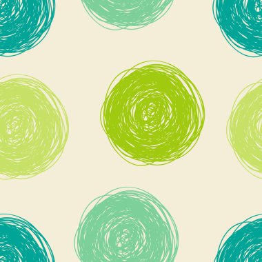 Karalamalar daireler ile Seamless Modeli.