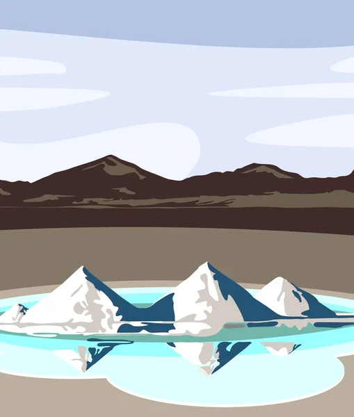 Lithium Brine Mine Separation Pond Battery