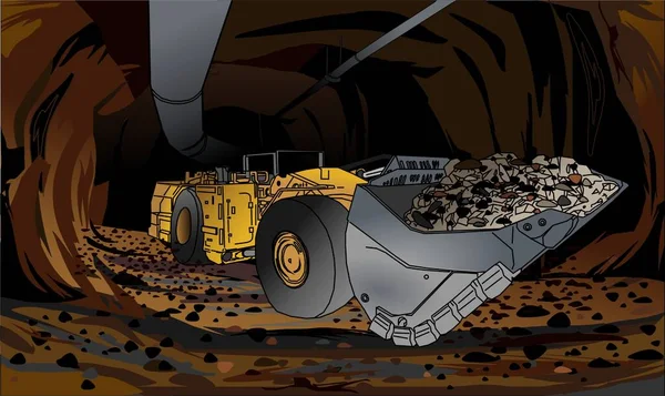Underground Mining Truck Digger Mine