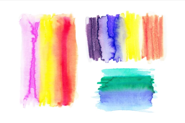 Watercolor Rainbow Backgrounds. Ombre Watercolor Backgrounds. — Stock Photo, Image