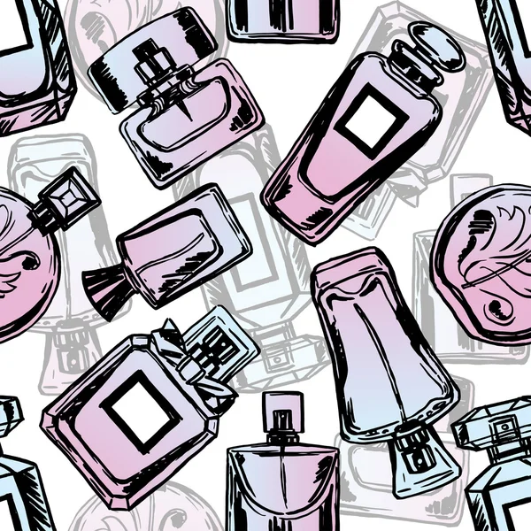 Modèle de parfum sans couture vectoriel . — Image vectorielle