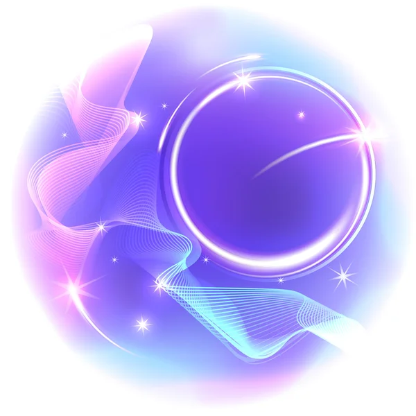 Фиолетовый абстрактный фон со звездами. — стоковое фото