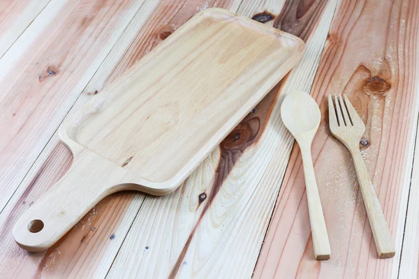 Wood Dish — Stock Photo, Image