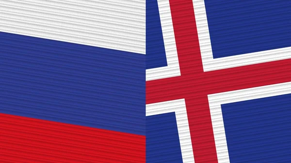 아이슬란드 러시아 절반의 무늬가 복합적 — 스톡 사진