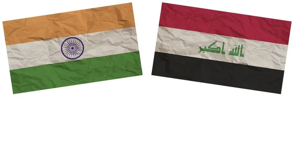 Иллюстрация Эффекта Текстуры Бумаги Фоне Ирака Индии — стоковое фото