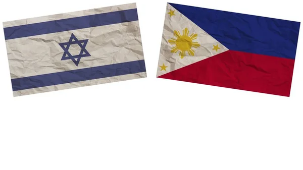 Філіппіни Острівцевий Прапор Разом Ілюструють Ефект Текстури Паперу — стокове фото