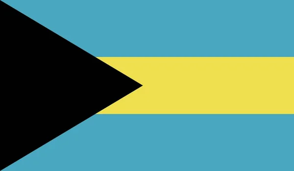 Symbole Signe Officiel Drapeau National Des Bahamas Illustration — Photo