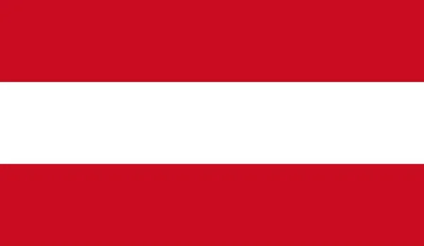 Austria National Country Flag Hivatalos Jelkép Illusztráció — Stock Fotó