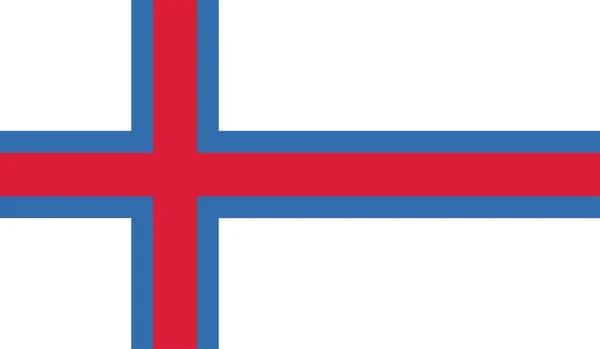 Faroe Islands National Country Flag Official Sign Symbol Illustration — Stock Photo, Image