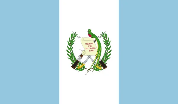 Guatemala Národní Země Vlajka Oficiální Znak Symbol Ilustrace — Stock fotografie