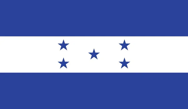 Ilustração Oficial Símbolo Sinal Bandeira País Nacional Honduras — Fotografia de Stock