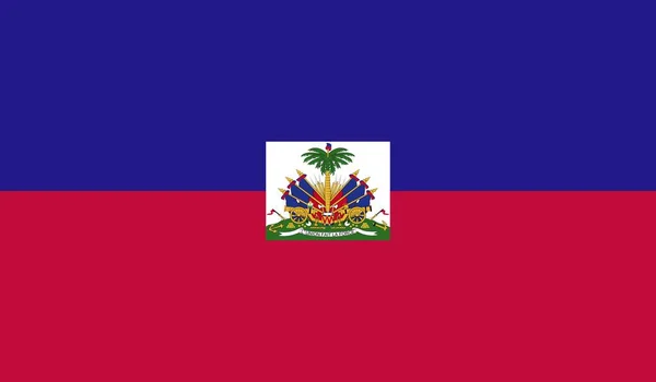 Národní Vlajka Haiti Oficiální Symbol Státní Vlajky — Stock fotografie