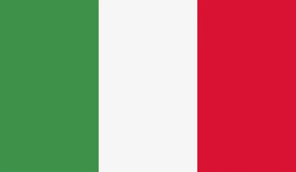 Italien Nationalflagge Offizielles Zeichen Symbol Illustration — Stockfoto