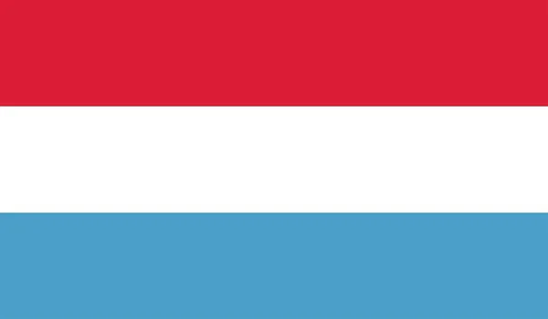 Illustration Symbole Signe Officiel Drapeau National Luxembourgeois — Photo