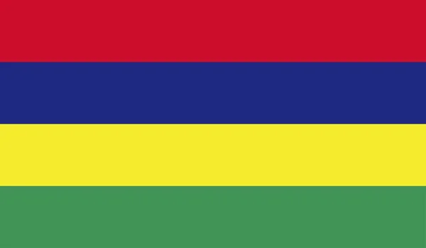 Mauritius Nemzeti Ország Zászló Hivatalos Jelkép Illusztráció — Stock Fotó