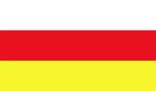 Severní Osetie Národní Země Vlajka Oficiální Znak Symbol Ilustrace — Stock fotografie