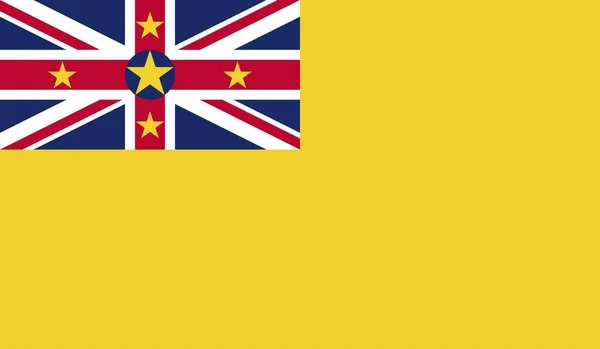 Niue National Country Flag Official Sign Symbol Illustration — Stock Photo, Image