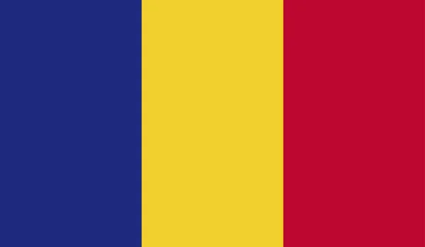 Romênia Nacional País Bandeira Signo Oficial Símbolo Ilustração — Fotografia de Stock