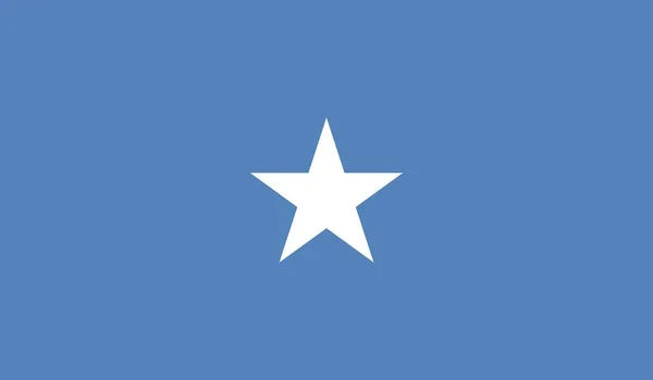 Szomália Nemzeti Ország Zászló Hivatalos Jelkép Illusztráció — Stock Fotó