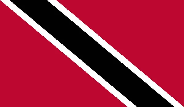Trinidad Tobago Narodowy Flaga Kraju Oficjalny Znak Symbol Ilustracja — Zdjęcie stockowe