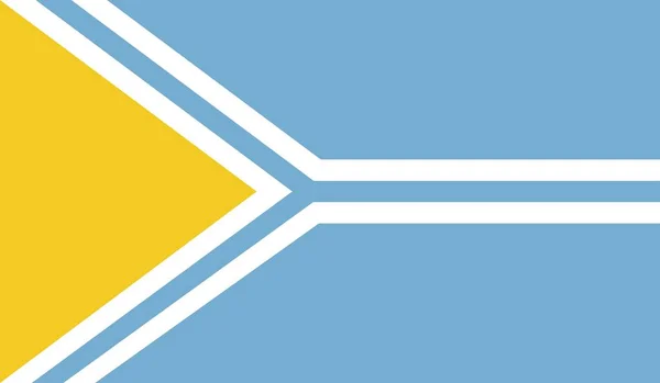 Официальная Иллюстрация Символа Тувинского Национального Флага — стоковое фото