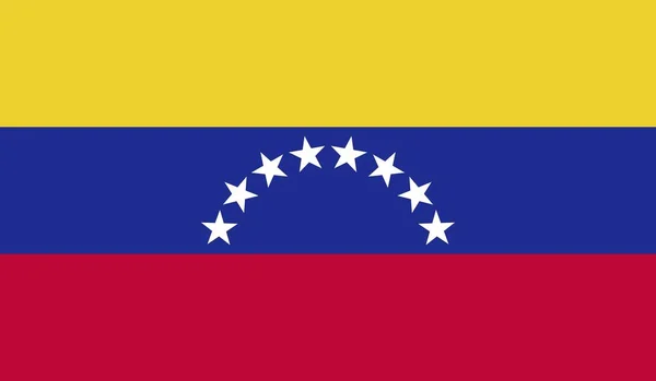Venezuela Bandiera Nazionale Segno Ufficiale Simbolo Illustrazione — Foto Stock