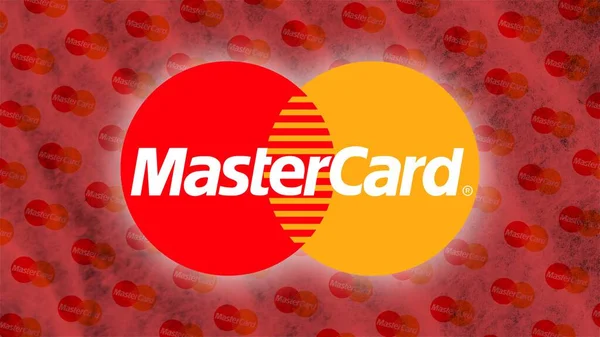 Mastercard Logó Illusztráció — Stock Fotó