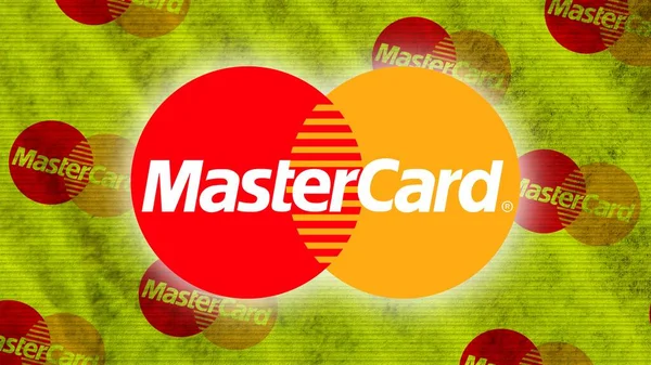 Mastercard Logó Illusztráció — Stock Fotó