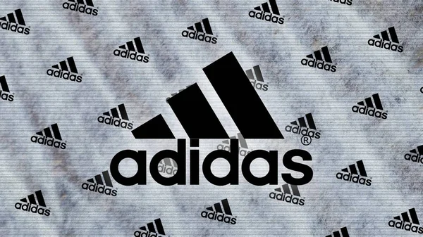 Adidas Logo Illustratie — Stockfoto