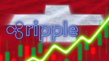 Neon Işık Efekti Dalgalı Bozuk Para Logosu Radyal Kumaş Doku Efekti 3B Resim Efekti