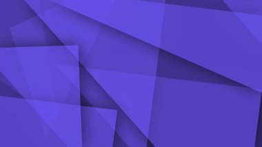 Soyut Mavi ve Siyah Şekiller, 3B İllüstrasyon