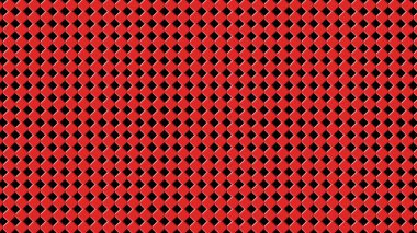 Soyut Desen Arkaplanı, Kırmızı Simetrik Blok Kareleri, Siyah Arkaplan, 3B Görüntü