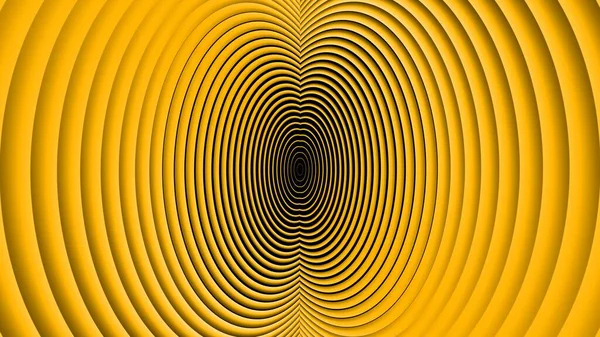 Abstract Yellow Circles Black Background Illustration — Stock Photo, Image