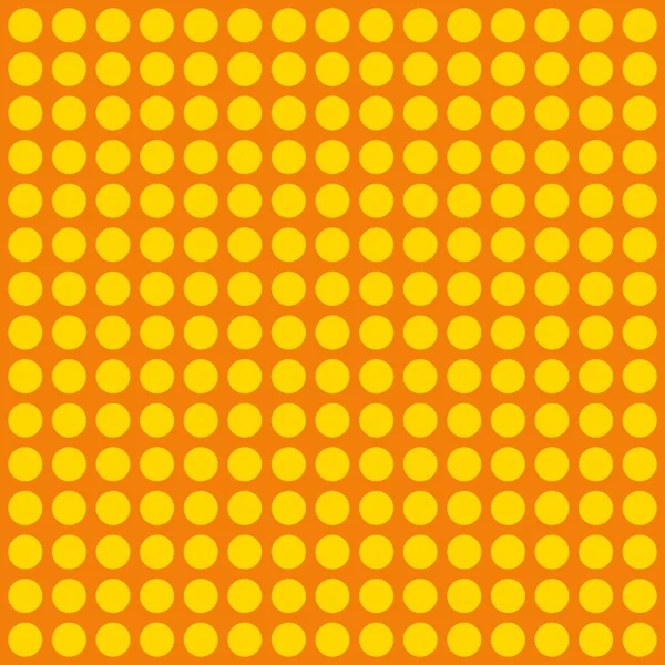 Fond Motif Abstrait Formes Cercle Symétrique Jaune Fond Orange Illustration — Photo