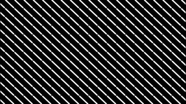 Soyut Desen Arkaplanı, Beyaz Simetrik Çizgi Şekilleri, Siyah Arkaplan, 3 Boyutlu Resimler