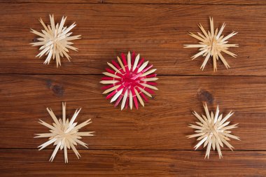 Noel dekorasyon saman yıldız 