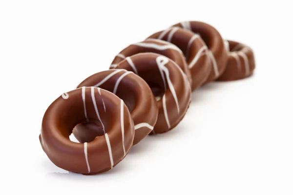 Ginger chocolate rings — Stock Photo, Image