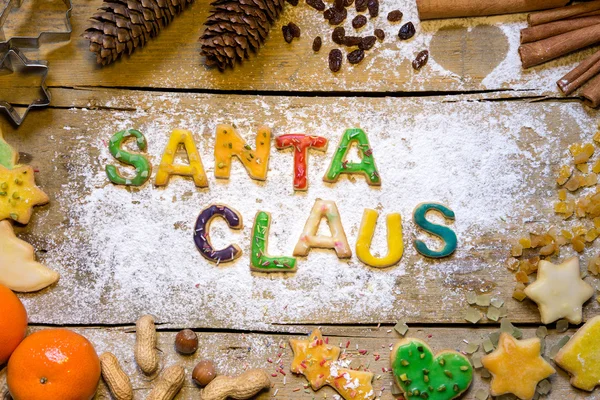 Lettres colorées de biscuit — Photo