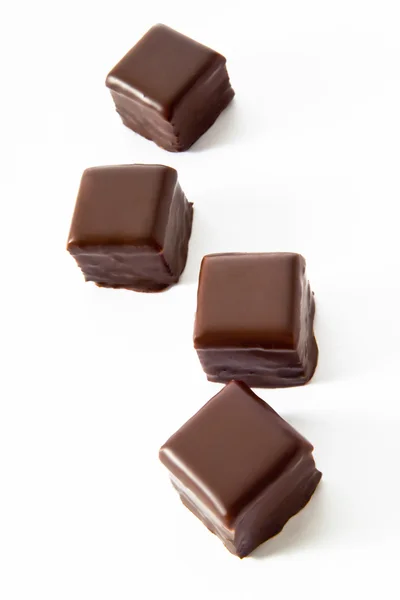 Pile of chocolate candies — Stock Photo, Image