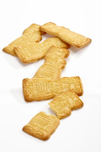 Butter almond biscuits — Stock Photo, Image