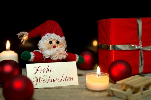 Christmas decoration, candles — Stock Photo, Image