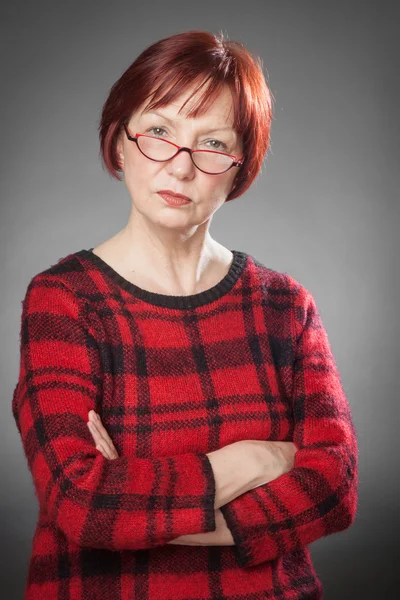 Retrato de mujer pelirroja —  Fotos de Stock